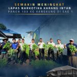 Semakin Meningkat, Lapas Narkotika Karang Intan Panen 103 Kg Kangkung di SAE 1